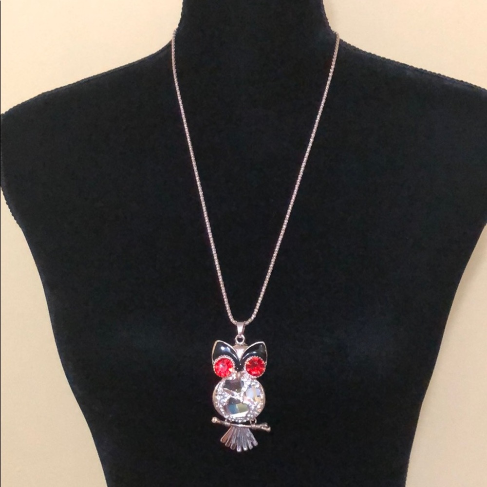 KATGI new Halloween owl necklace